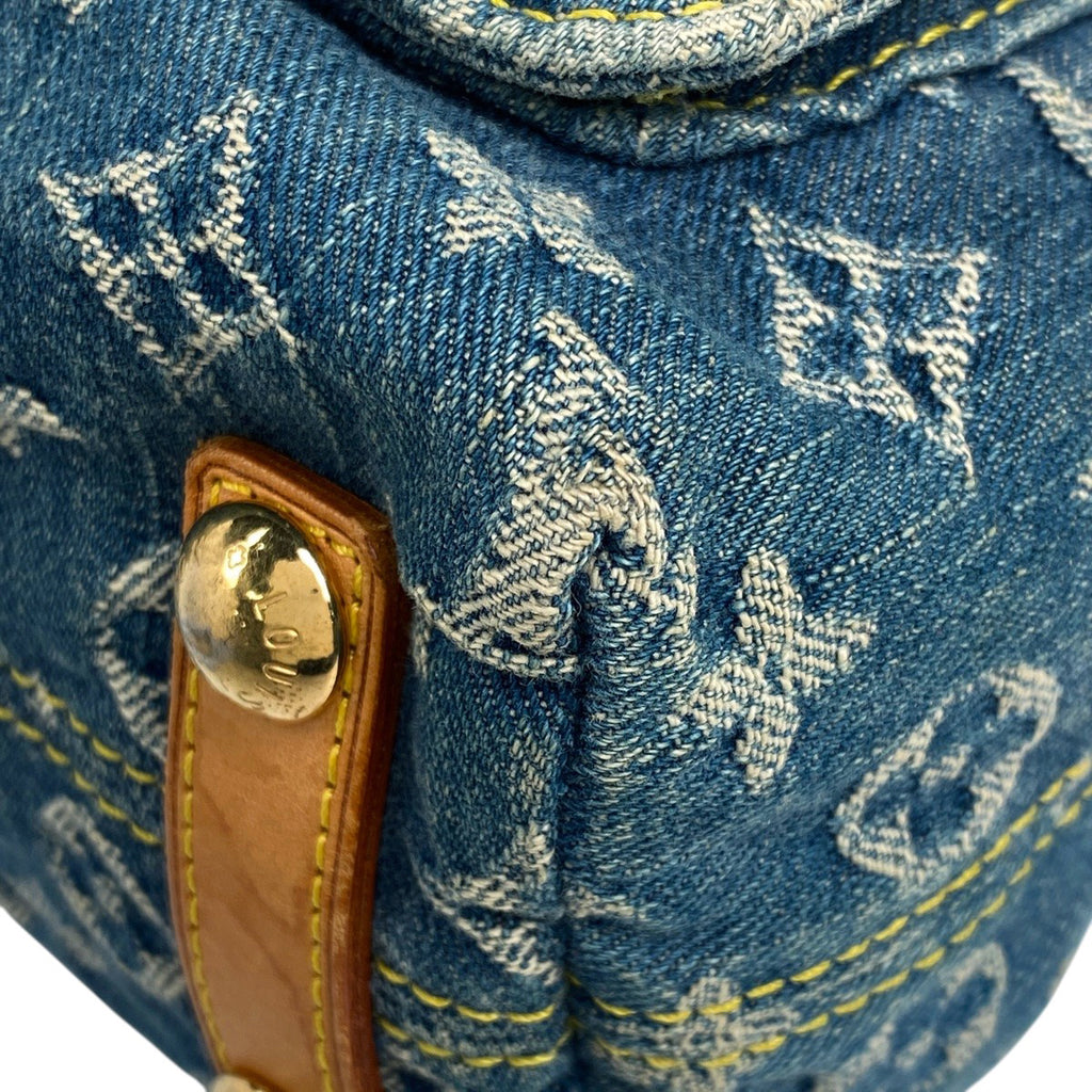 ルイ・ヴィトン バギー PM 肩掛け ハンドバッグ ワンショルダー ショルダーバッグ モノグラムデニム ブルー M95049 レディース 【中古】brbag