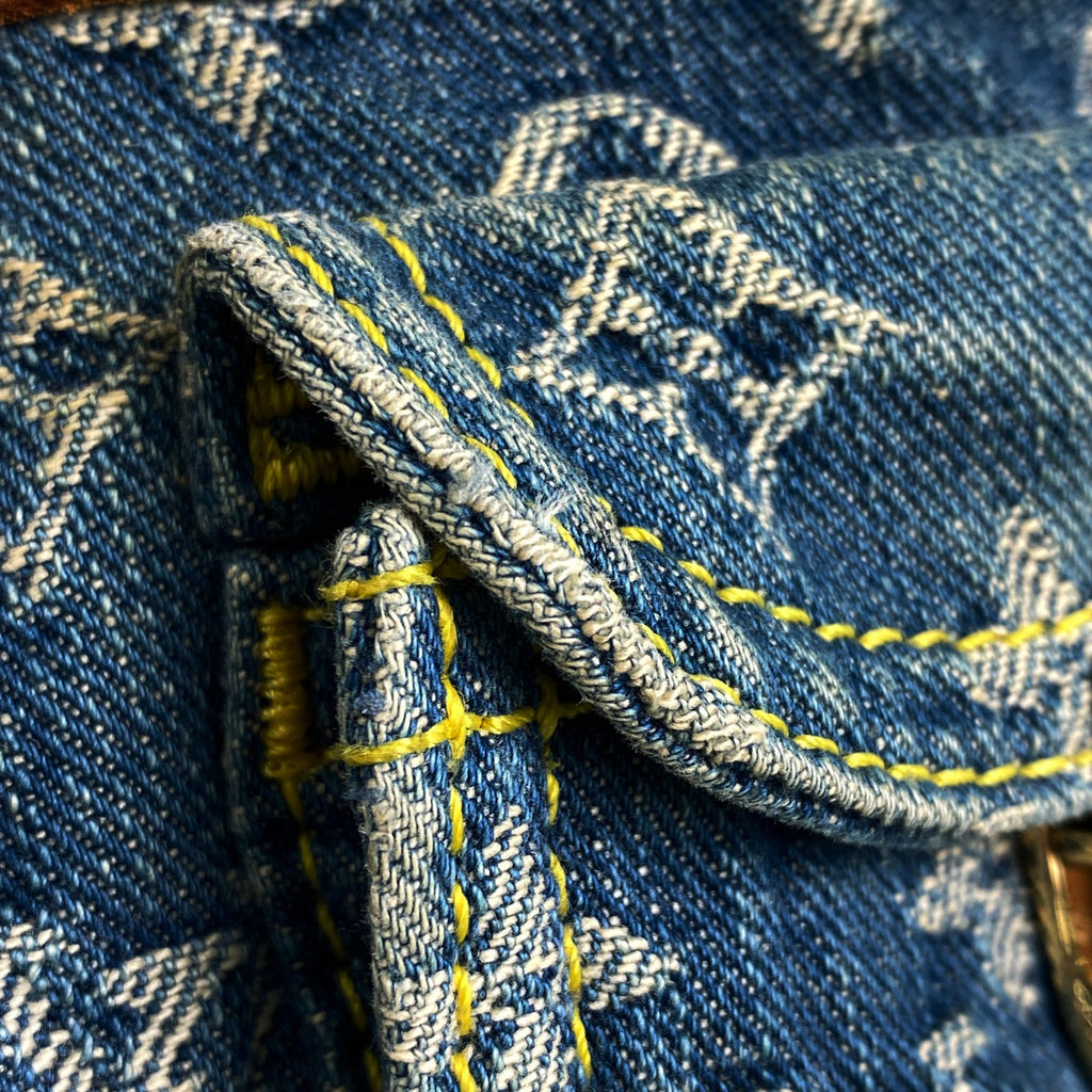 ルイ・ヴィトン バギー PM 肩掛け ハンドバッグ ワンショルダー ショルダーバッグ モノグラムデニム ブルー M95049 レディース 【中古】brbag