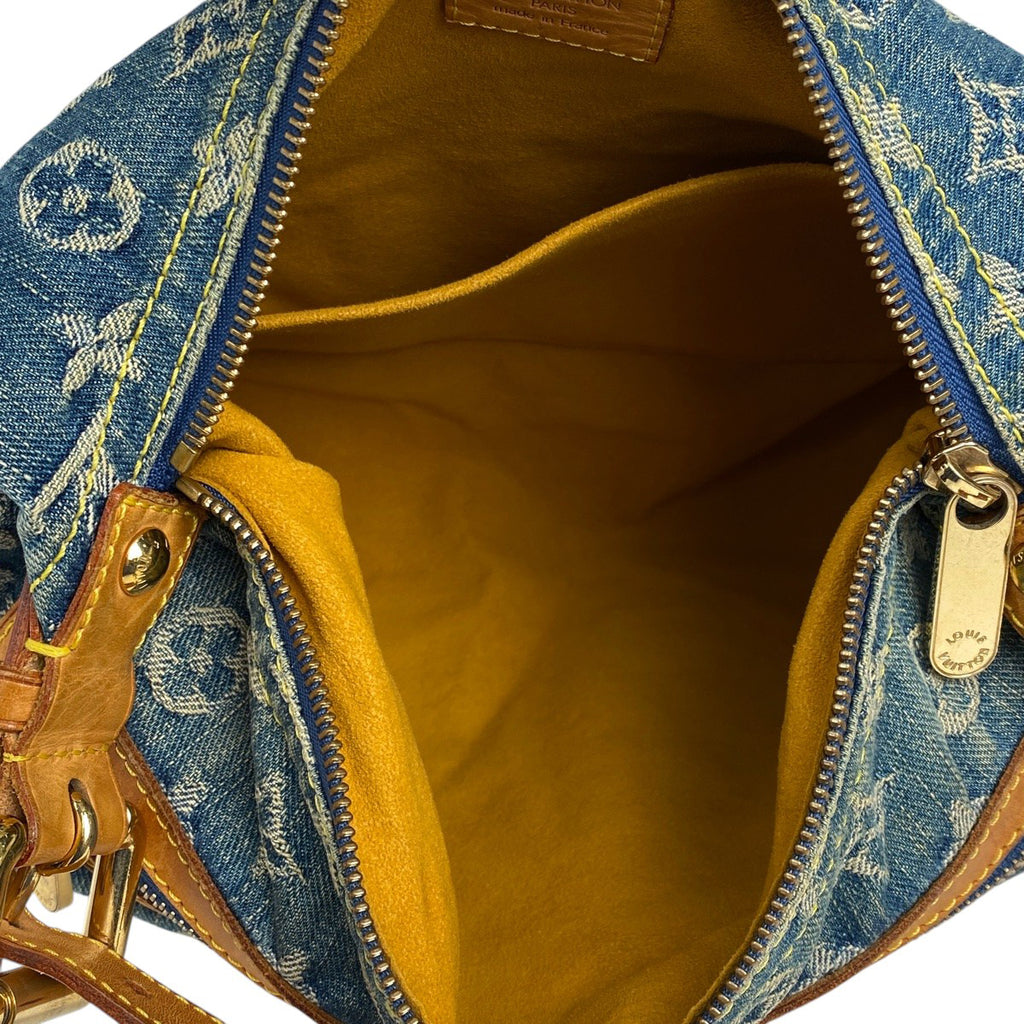 ルイ・ヴィトン バギー PM 肩掛け ハンドバッグ ワンショルダー ショルダーバッグ モノグラムデニム ブルー M95049 レディース 【中古】brbag