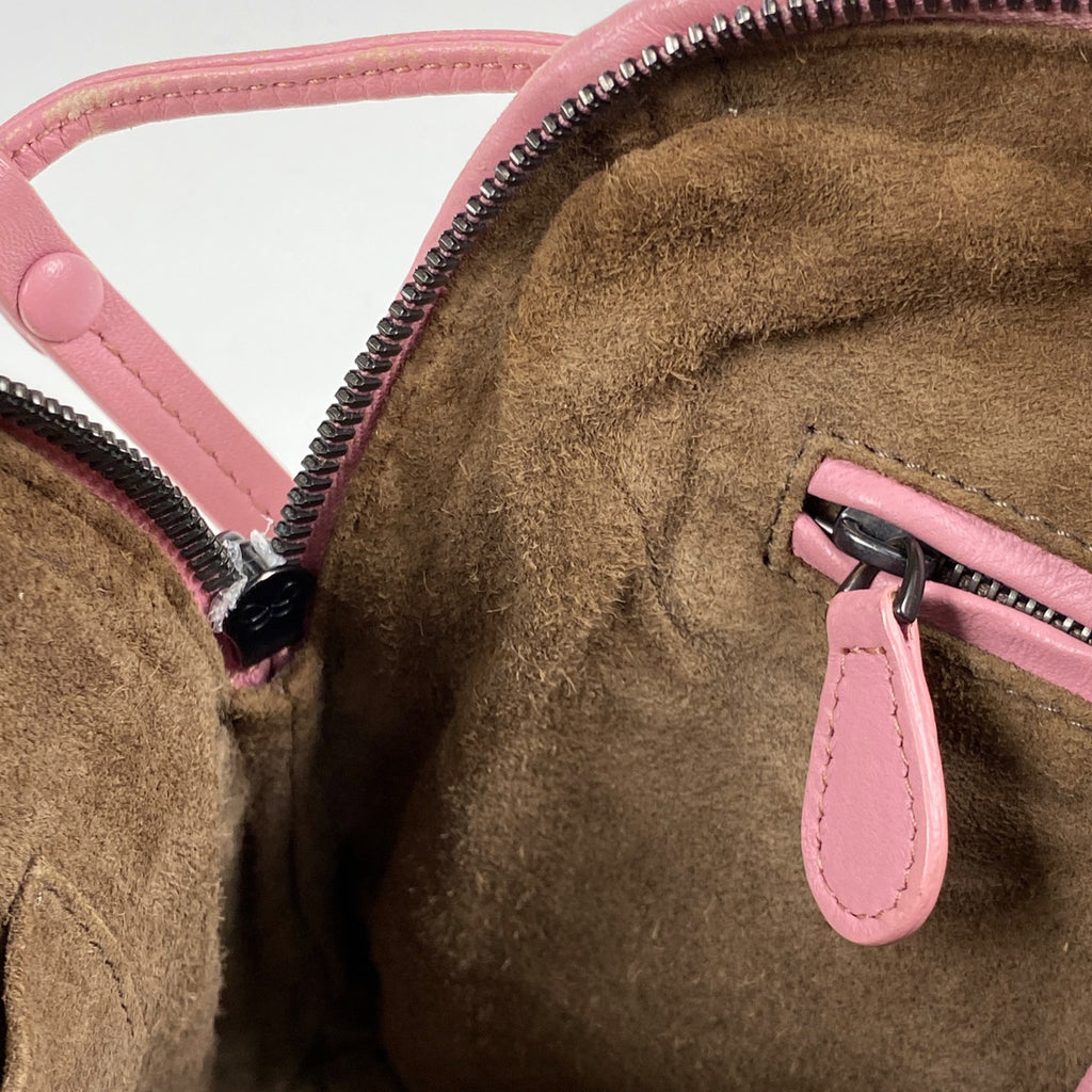 ボッテガヴェネタ イントレチャート ショルダーバッグ ナッパ 斜め掛け ショルダーバッグ レザー ピンク 245354 レディース 【中古】brbag