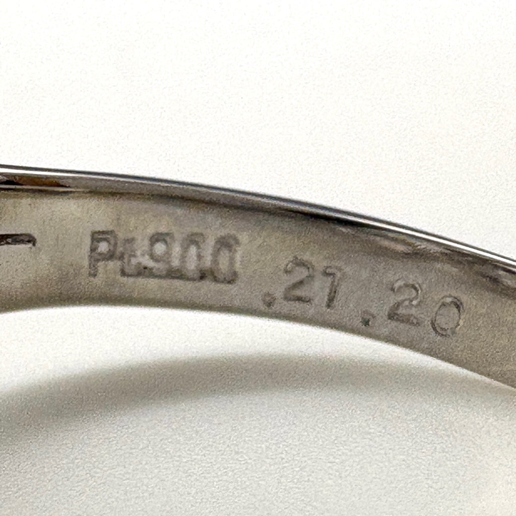 ダイヤモンド デザインリング プラチナ 指輪 メレダイヤ リング 12号 Pt900 ダイヤモンド レディース ノンブランドジュエリー 【中古】nbjwl