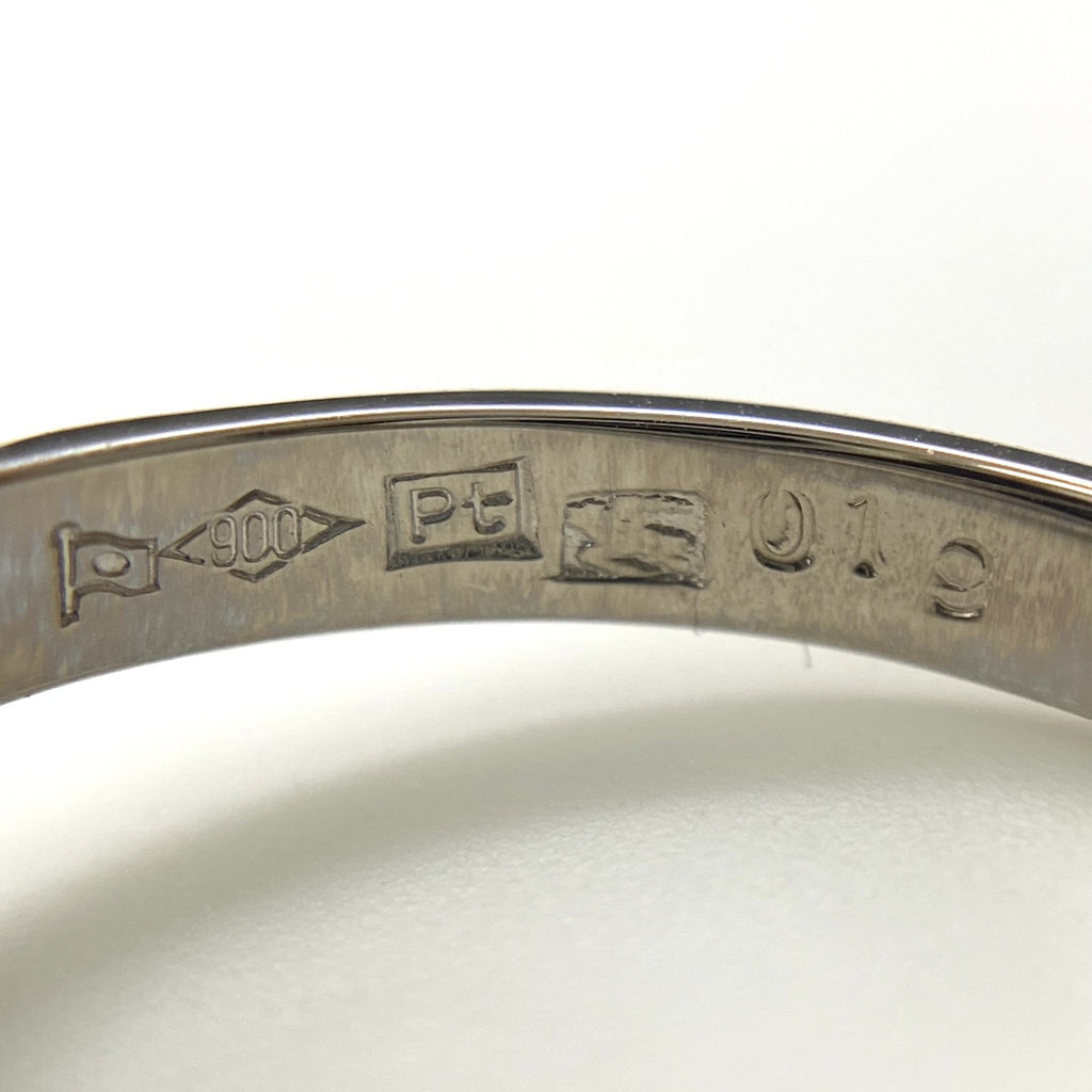 ダイヤモンド デザインリング プラチナ 指輪 リング 12号 Pt900 ダイヤモンド レディース 【中古】nbjwl