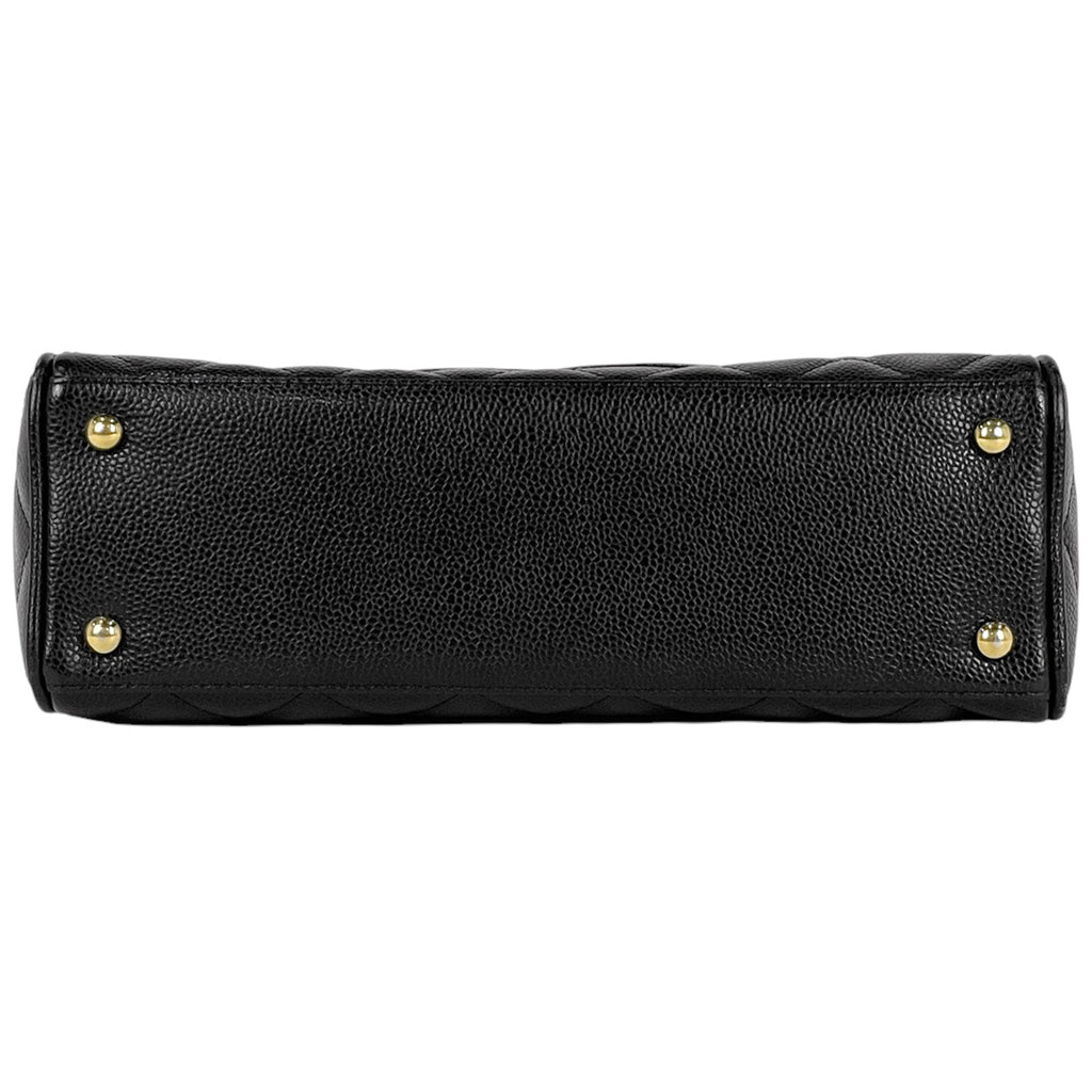 シャネル ココマーク ハンドバッグ マトラッセ ミニボストンバッグ ハンドバッグ キャビアスキン ブラック A20996 レディース 【中古】brbag