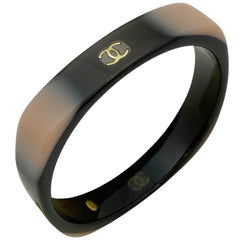 シャネル ココマーク バングル 腕輪 バングル プラスチック ブラック ピンク レディース 【中古】bracc