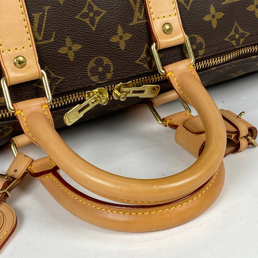 ルイ・ヴィトン キーポル 45 ハンドバッグ 旅行 出張 ビジネス ボストンバッグ モノグラム ブラウン M41428 レディース 【中古】brbag