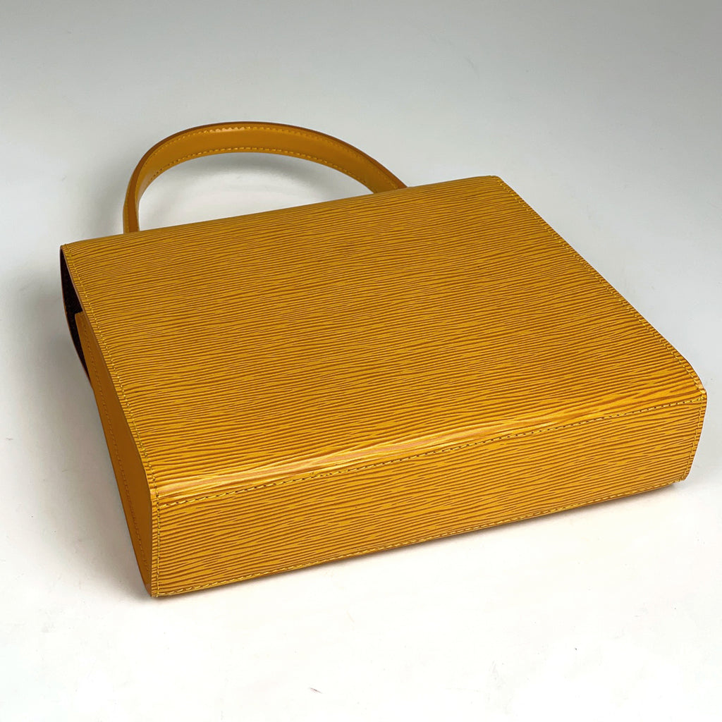 【ジャンク品】ルイ・ヴィトン マルゼルブ 手提げ ハンドバッグ エピ タッシリイエロー M52379 レディース 【中古】brbag