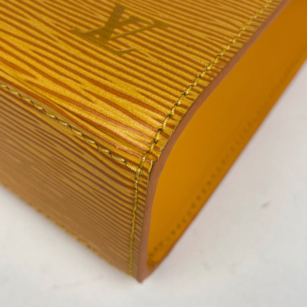 【ジャンク品】ルイ・ヴィトン マルゼルブ 手提げ ハンドバッグ エピ タッシリイエロー M52379 レディース 【中古】brbag