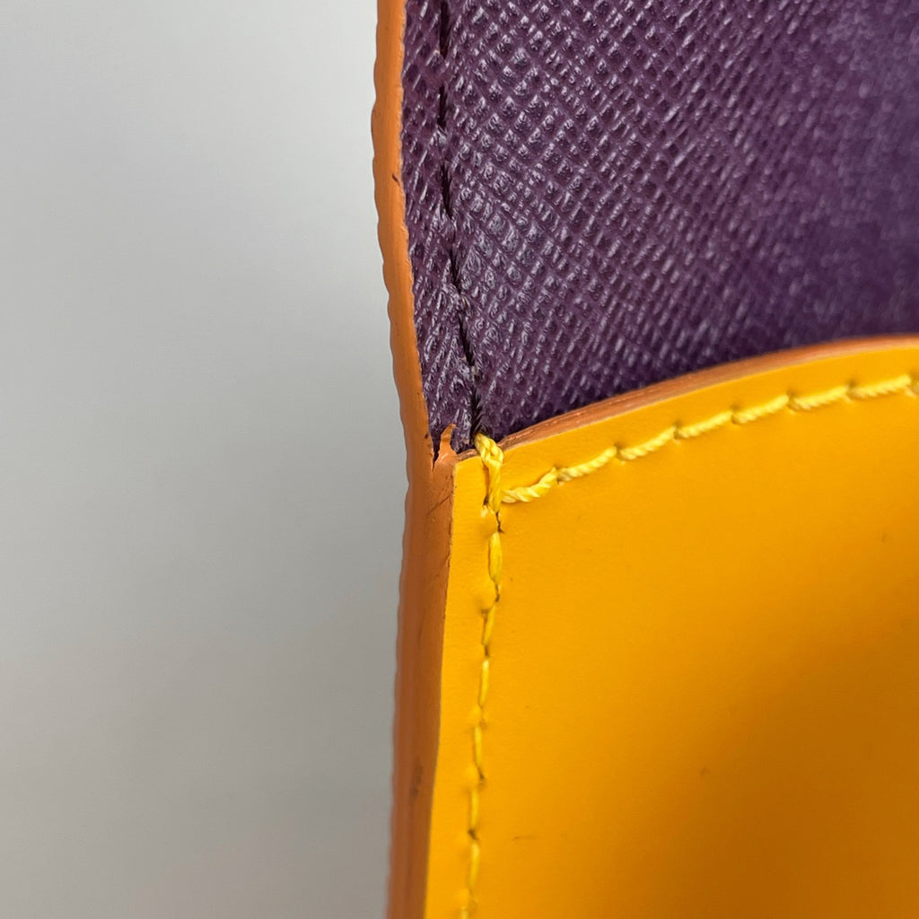 【ジャンク品】ルイ・ヴィトン マルゼルブ 手提げ ハンドバッグ エピ タッシリイエロー M52379 レディース 【中古】brbag