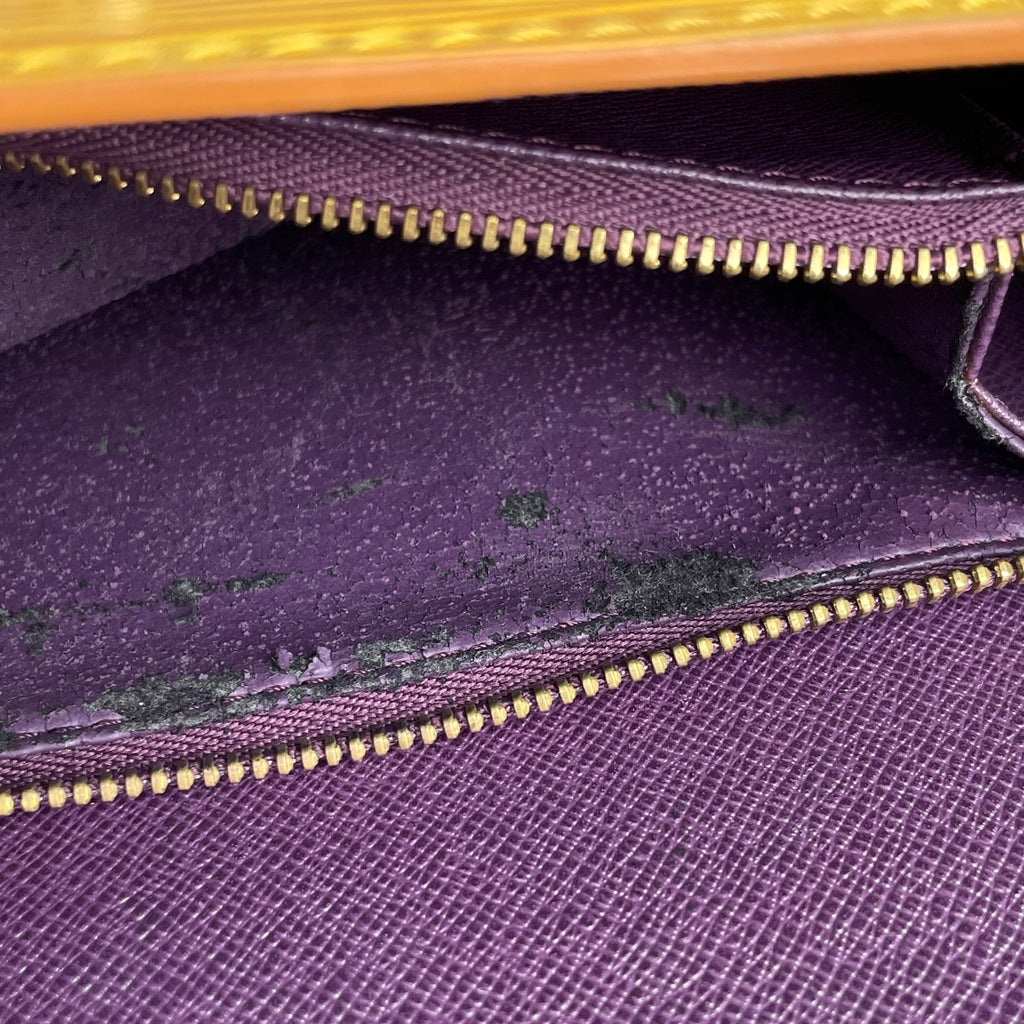 【ジャンク品】ルイ・ヴィトン マルゼルブ 手提げ ハンドバッグ エピ タッシリイエロー M52379 レディース 【中古】brbag