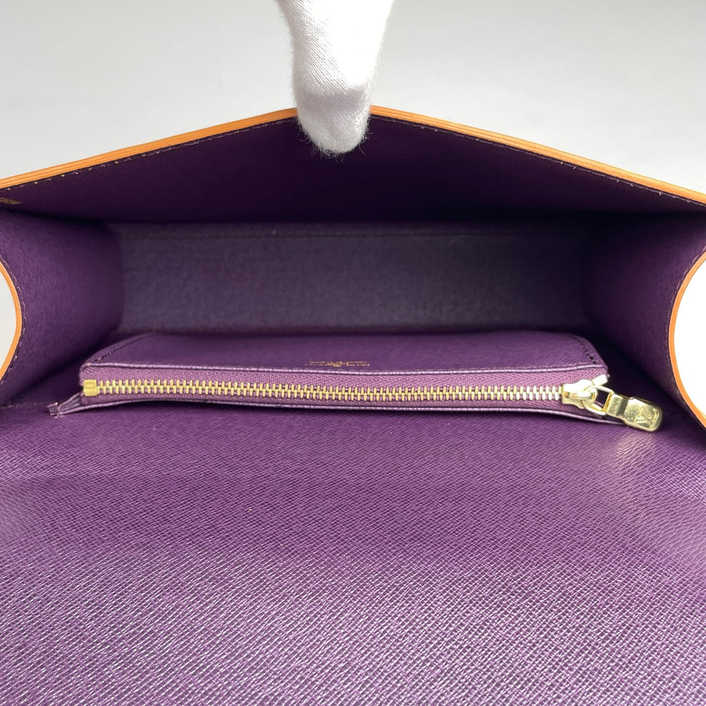 【ジャンク品】ルイ・ヴィトン マルゼルブ 手提げ ハンドバッグ エピ タッシリイエロー M52379 レディース 【中古】brbag