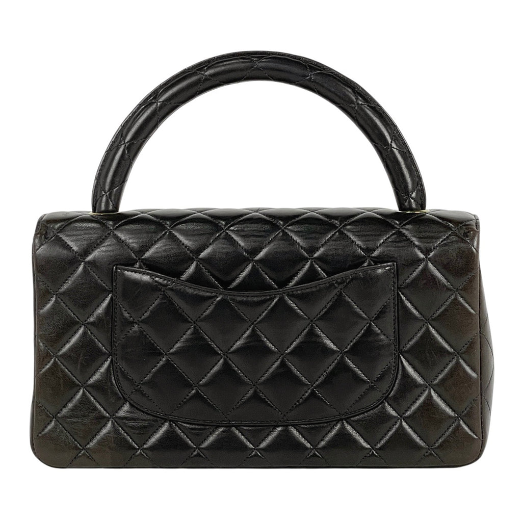 シャネル ココマーク ハンドバッグ 親子バッグ マトラッセ ハンドバッグ レザー ブラック A04193 レディース 【中古】brbag