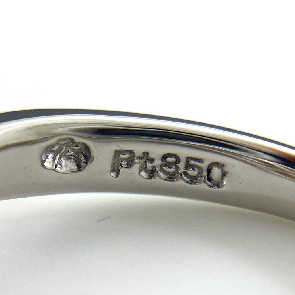Pt850 パール リング 5.5号 8.8mm レディース 中古 nbjwl