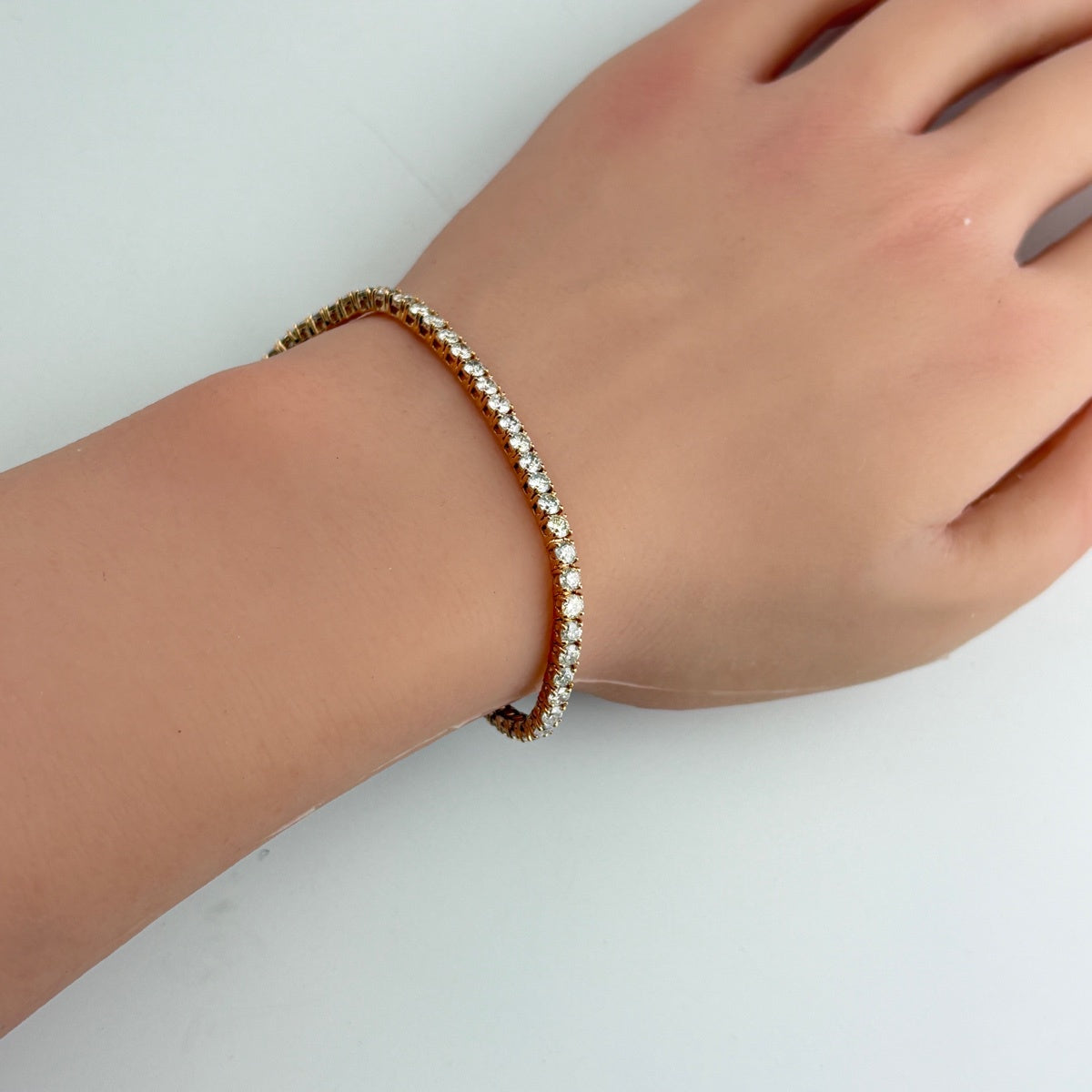 PG K18 ダイヤモンド ブレスレット 5.00ct レディース ノンブランド