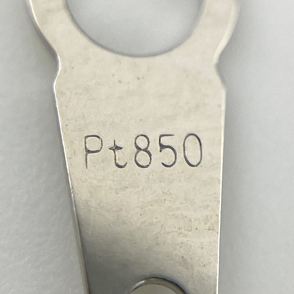 メレダイヤ デザインネックレス プラチナ ペンダント ネックレス K18 Pt850 ダイヤモンド レディース 【中古】brjwl