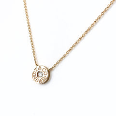 ティファニー 1837 サークル ネックレス PG ピンクゴールド ペンダント ネックレス 750 ダイヤモンド レディース ブランドジュエリー 【中古】brjwl