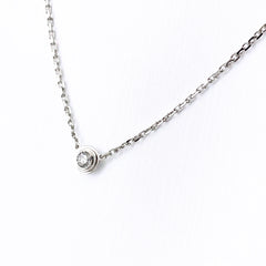 カルティエ ダムール ネックレス ペンダント ネックレス 750 ダイヤモンド レディース 【中古】brjwl