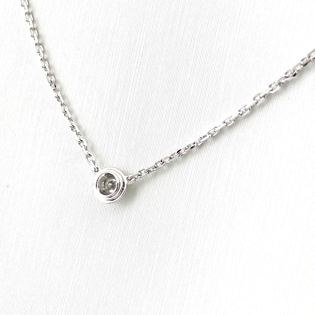 カルティエ ダムール ネックレス ペンダント ネックレス 750 ダイヤモンド レディース 【中古】brjwl