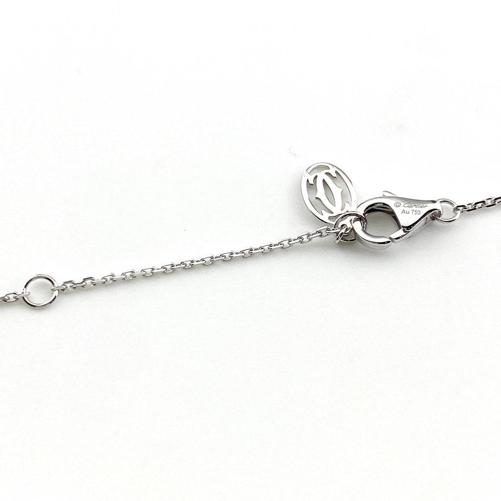 カルティエ ダムール ネックレス ペンダント ネックレス 750 ダイヤモンド レディース 【中古】brjwl