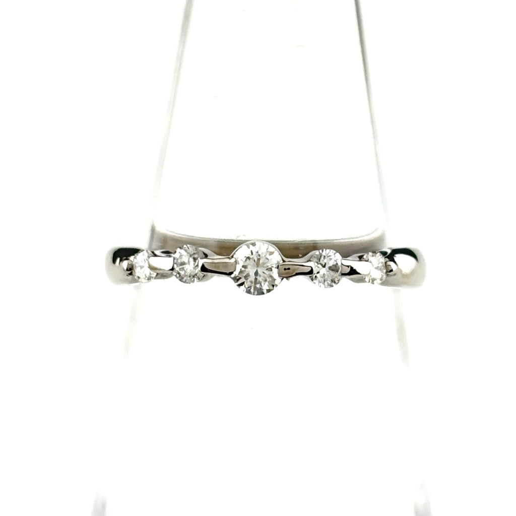 メレダイヤ デザインリング プラチナ 指輪 リング 8号 Pt900 ダイヤモンド レディース ノンブランドジュエリー 【中古】nbjwl