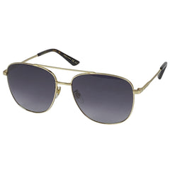 グッチ ロゴ サングラス ティアドロップ ビー サングラス GP プラスチック ゴールド ブラウン GG0410SK レディース 【中古】brbag