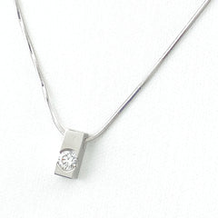 ヨンドシー ダイヤモンド デザインネックレス プラチナ ペンダント ネックレス Pt850 ダイヤモンド レディース 【中古】brjwl