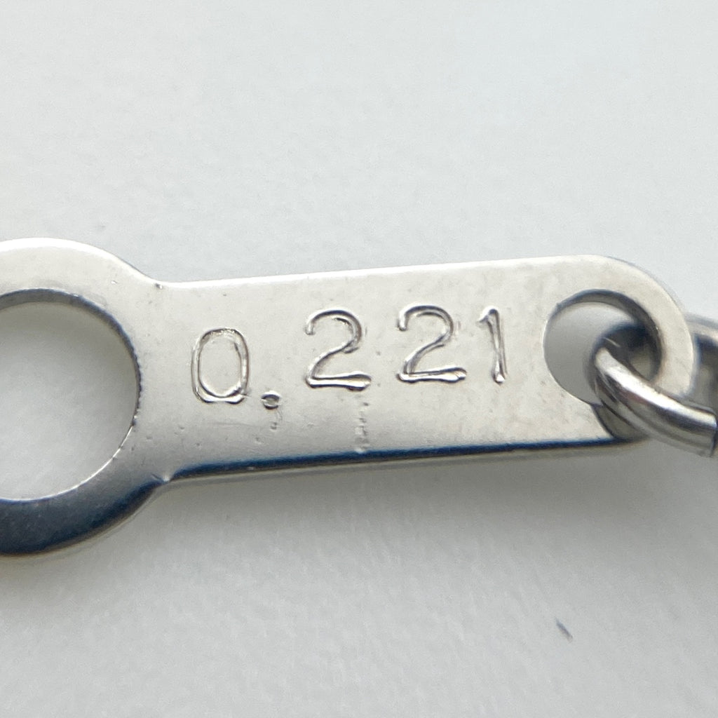 ヨンドシー ダイヤモンド デザインネックレス プラチナ ペンダント ネックレス Pt850 ダイヤモンド レディース 【中古】brjwl