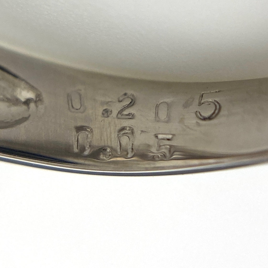 ダイヤモンド デザインリング プラチナ 指輪 メレダイヤ リング 6号 Pt900 ダイヤモンド レディース 【中古】nbjwl