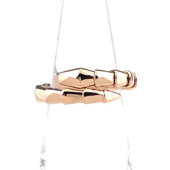 ブルガリ セルペンティ ヴァイパー リング PG ピンクゴールド 指輪 Mサイズ リング 10.5号 750 レディース 【中古】brjwl