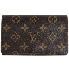 ルイ・ヴィトン ポルトフォイユ トレゾール 札入れ 小銭入れ 二つ折り財布 モノグラム ブラウン M61736 レディース 【中古】brbag