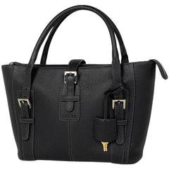 ロエベ ロゴ ハンドバッグ トートバッグ ハンドバッグ レザー ブラック レディース 【中古】brbag