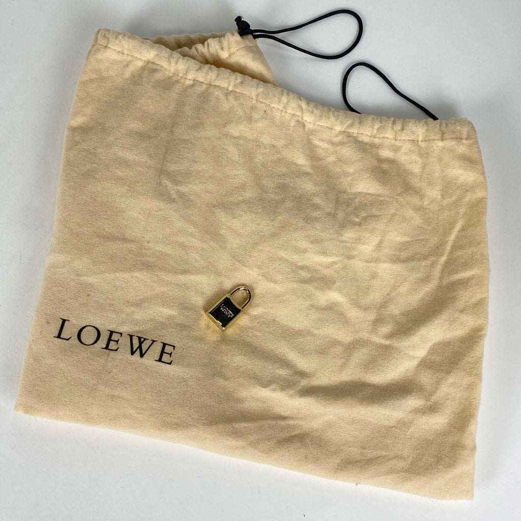 ロエベ ロゴ ハンドバッグ トートバッグ ハンドバッグ レザー ブラック レディース 【中古】brbag
