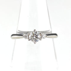 ヨンドシー ダイヤモンド デザインリング プラチナ 指輪 リング 5.5号 Pt950 ダイヤモンド レディース 【中古】brjwl