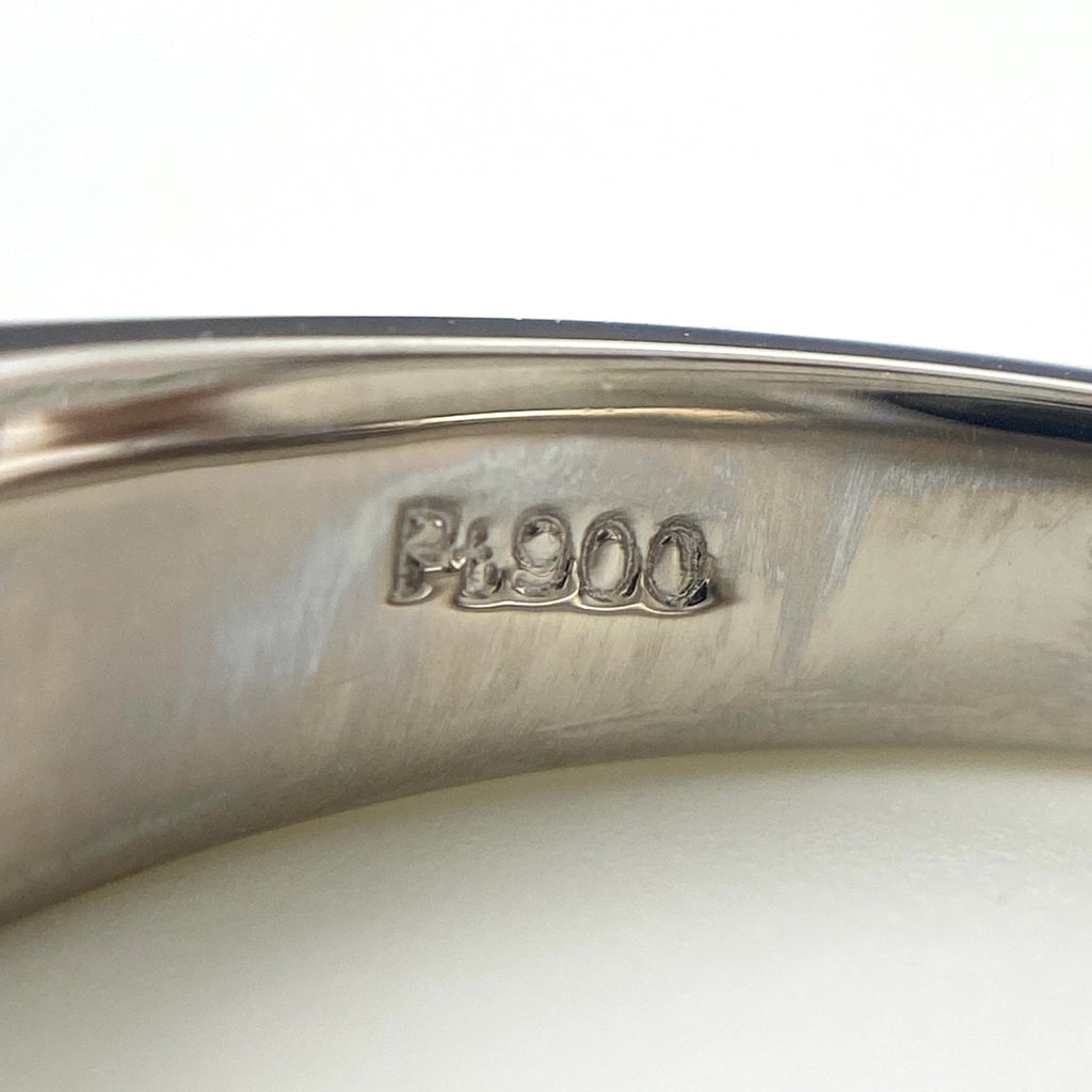 メレダイヤ デザインリング プラチナ 指輪 リング 16号 Pt900 ダイヤモンド レディース 【中古】nbjwl