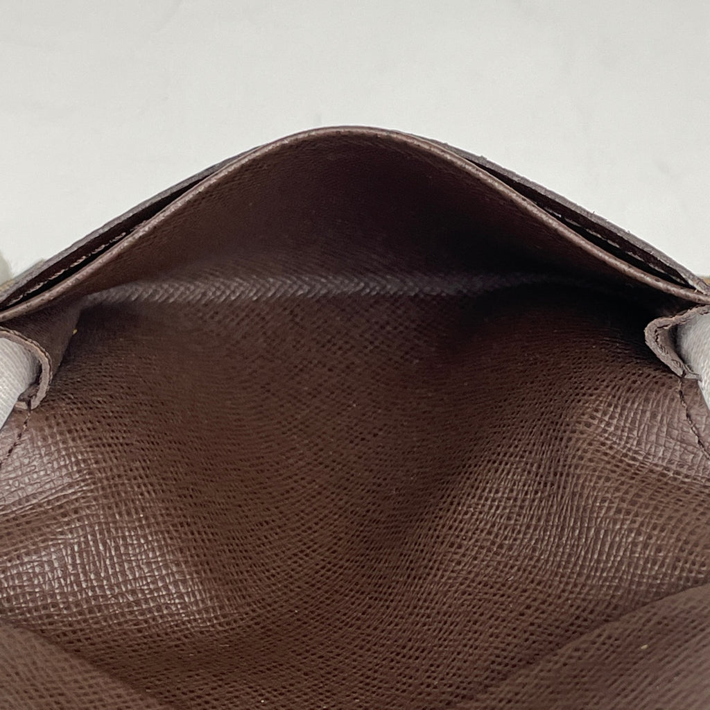 ルイ・ヴィトン アンヴェロップ カルト ドゥ ヴィジット カード入れ 名刺ケース カードケース ダミエ ブラウン N62920 レディース 【中古】brbag