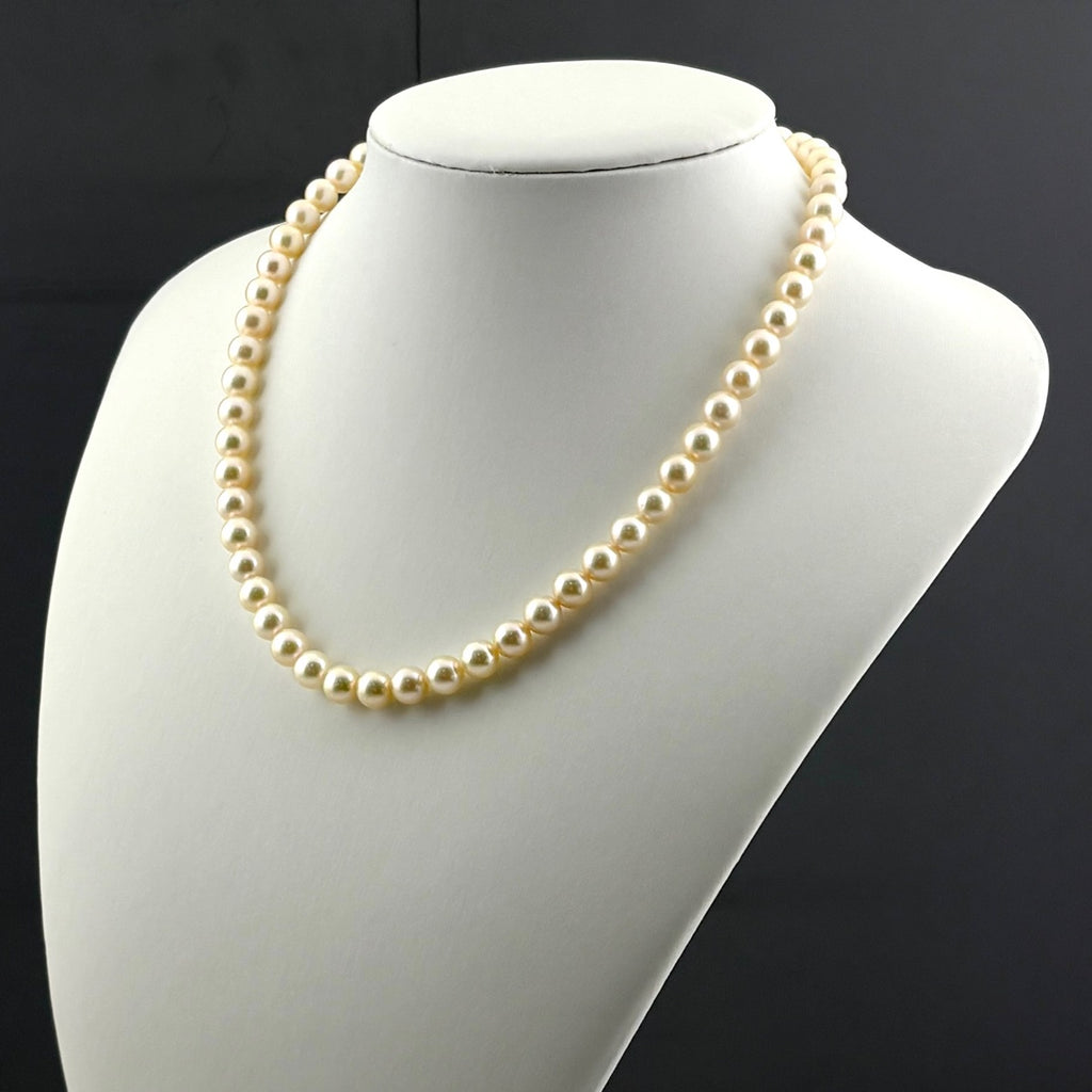 タサキ パール デザインネックレス SILVER シルバー 真珠 ネックレス SV パール レディース 【中古】brjwl