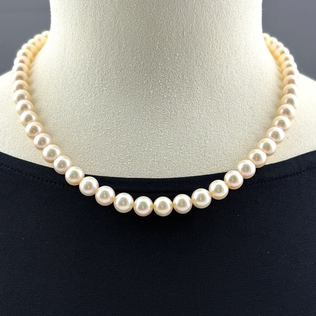 タサキ パール デザインネックレス SILVER シルバー 真珠 ネックレス SV パール レディース 【中古】brjwl