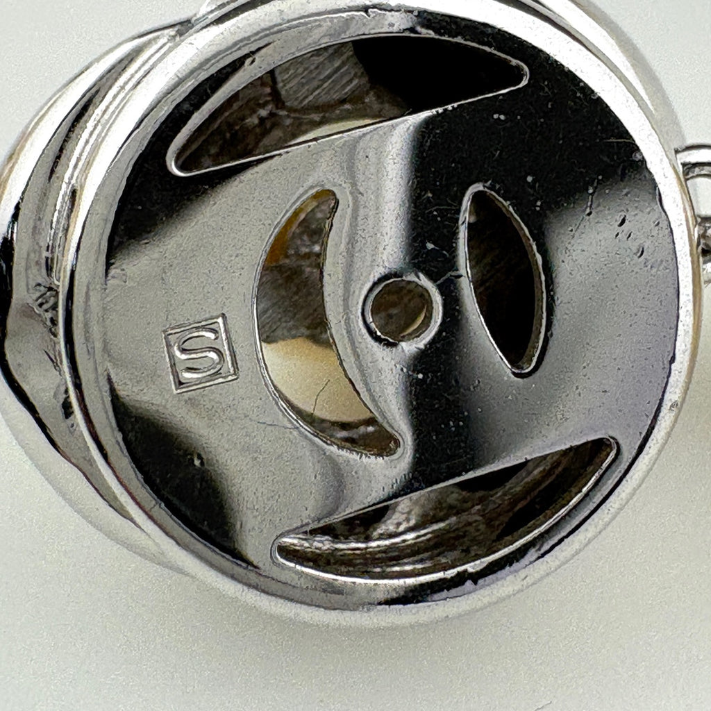 タサキ パール デザインネックレス SILVER シルバー 真珠 ネックレス SV パール レディース 【中古】brjwl