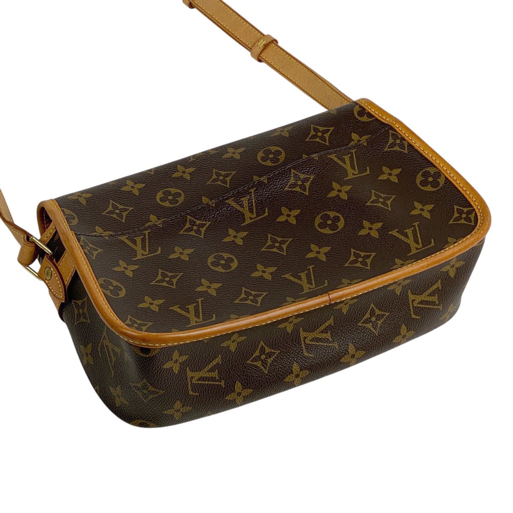 ルイ・ヴィトン ソローニュ 斜め掛け ショルダーバッグ モノグラム ブラウン M42250 レディース 【中古】brbag