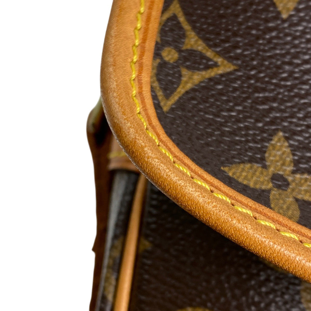 ルイ・ヴィトン ソローニュ 斜め掛け ショルダーバッグ モノグラム ブラウン M42250 レディース 【中古】brbag