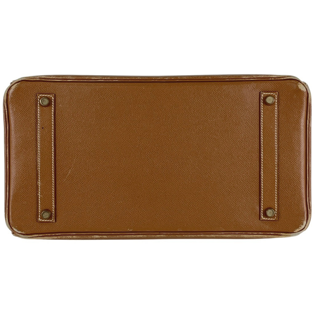 エルメス バーキン35cm ハンドバッグ クシュベル ゴールド □Ｂ レディース 中古 brbag