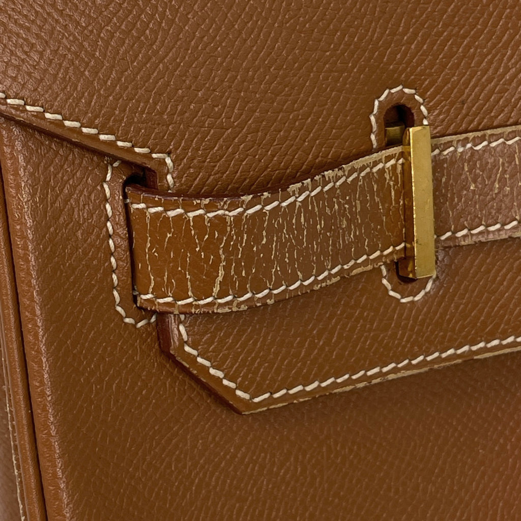 エルメス バーキン35cm ハンドバッグ クシュベル ゴールド □Ｂ レディース 中古 brbag