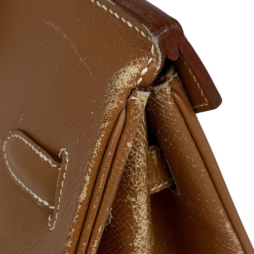 エルメス バーキン35cm ハンドバッグ クシュベル ゴールド □Ｂ レディース 中古 brbag