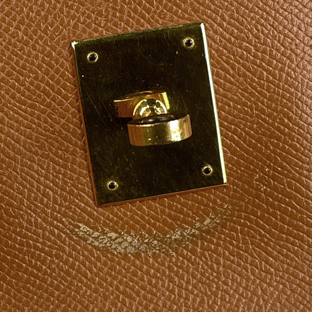 エルメス バーキン35cm ハンドバッグ クシュベル ゴールド □Ｂ レディース 中古 brbag