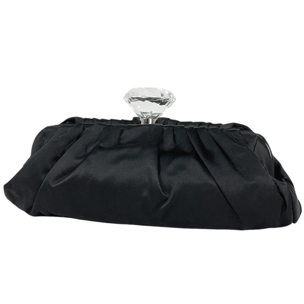 シャネル ココマーク クラッチバッグ がま口 クラッチバッグ ファブリック ブラック レディース 【中古】brbag