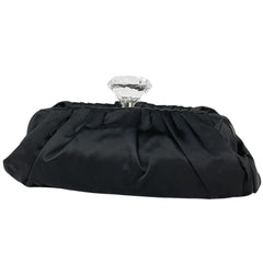 シャネル ココマーク クラッチバッグ がま口 クラッチバッグ ファブリック ブラック レディース 【中古】brbag