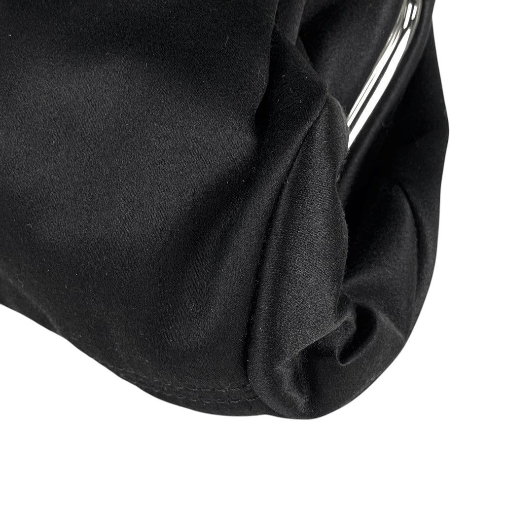 シャネル ココマーク クラッチバッグ がま口 クラッチバッグ ファブリック ブラック レディース 【中古】brbag