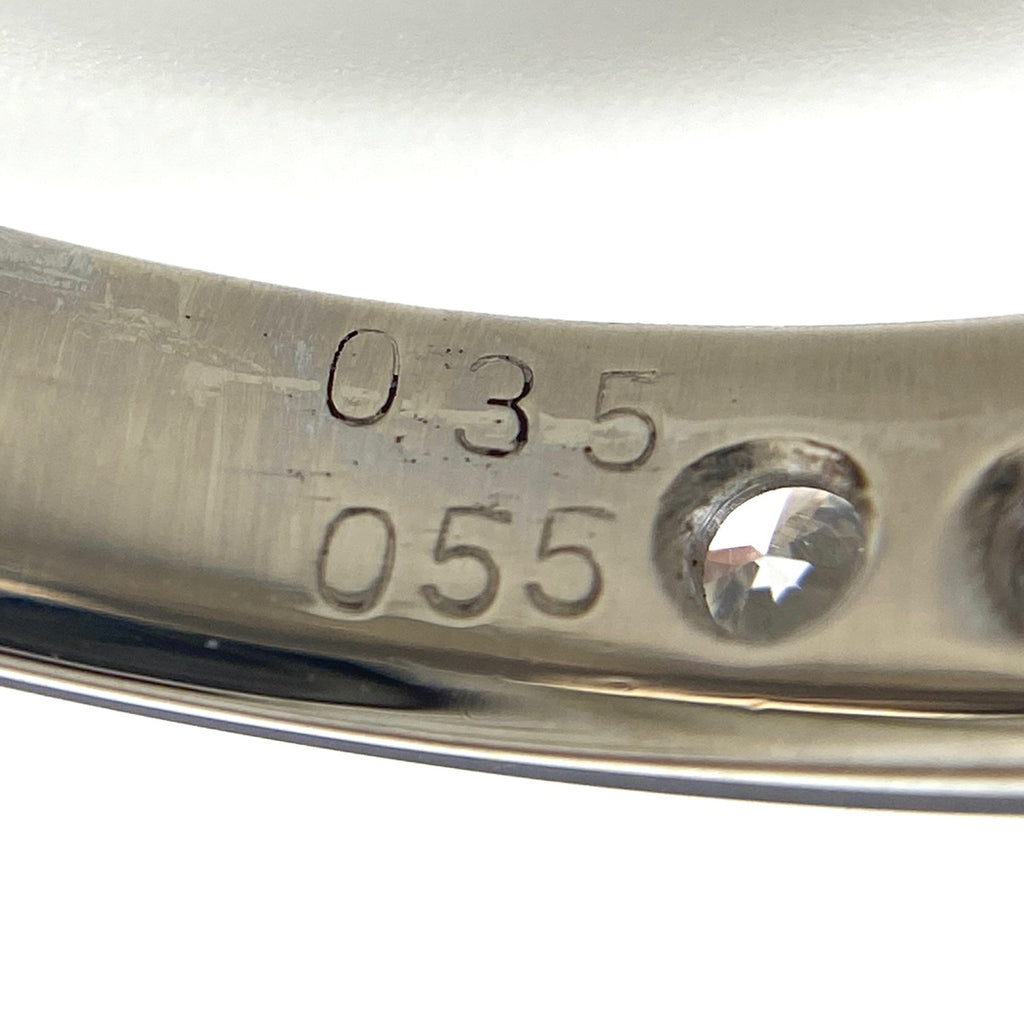 ダイヤモンド デザインリング プラチナ 指輪 メレダイヤ リング 14号 Pt900 ダイヤモンド レディース 【中古】nbjwl