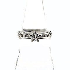 メレダイヤ デザインリング プラチナ 指輪 リング 13号 Pt900 ダイヤモンド レディース ノンブランドジュエリー 【中古】nbjwl