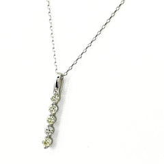 GSTV メレダイヤ デザインネックレス プラチナ ペンダント ネックレス Pt950 ダイヤモンド レディース ブランドジュエリー 【中古】brjwl