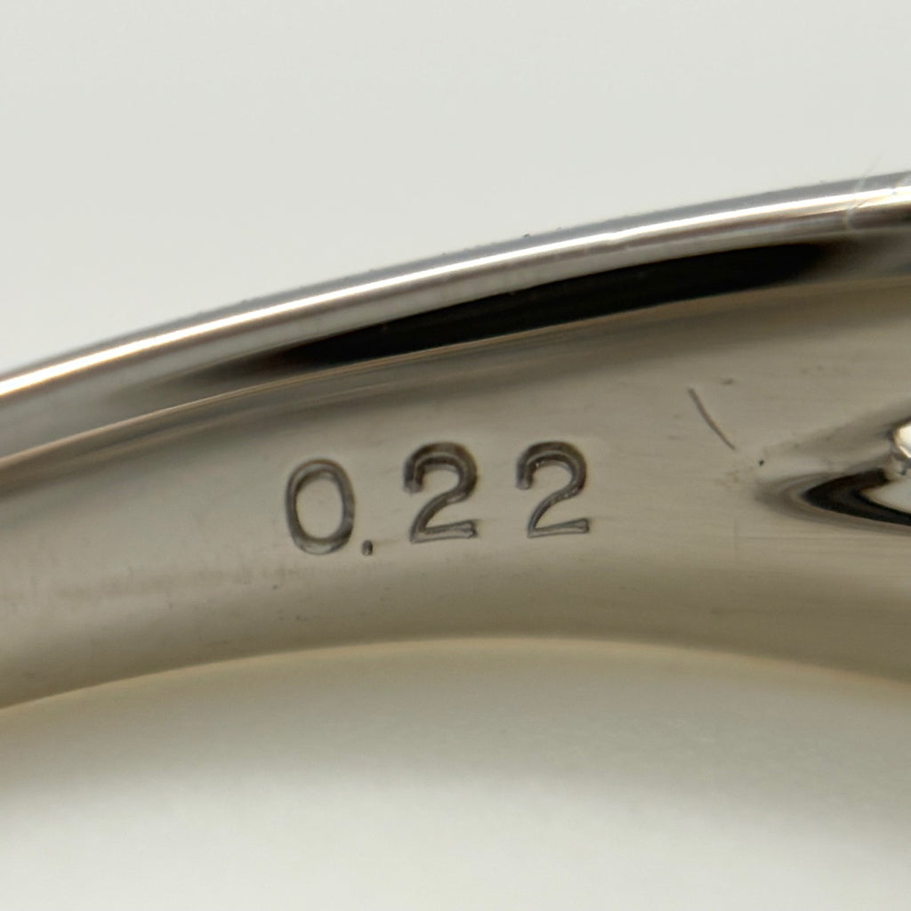 ダイヤモンド デザインリング プラチナ 指輪 メレダイヤ リング 12号 Pt900 ダイヤモンド レディース 【中古】nbjwl